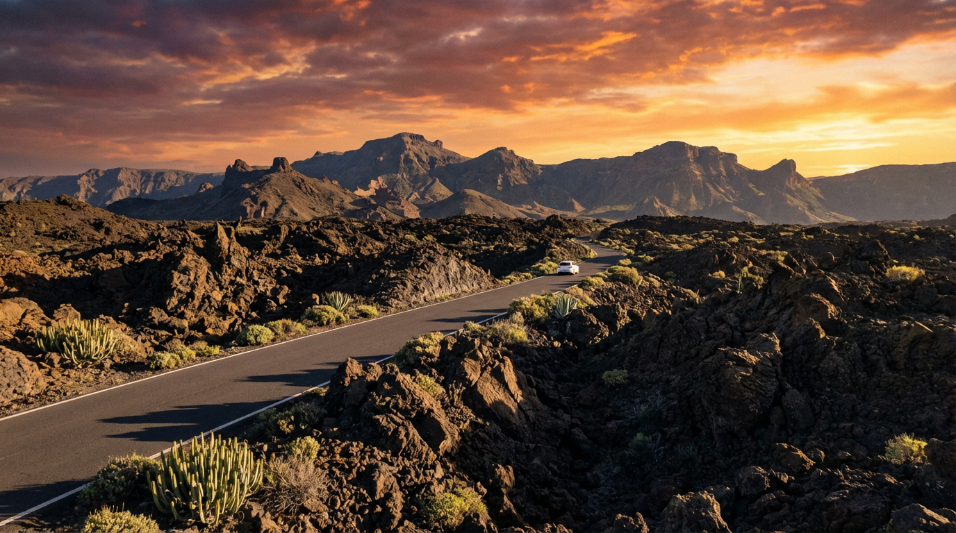 Volcanic Landscape Road Trip